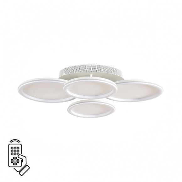 Умная люстра потолочная с ПДУ и голосовым управлением LED 95W 3000-6500К 220V ALIS SMART 8380/95CL