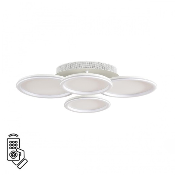 Умная люстра потолочная с ПДУ и голосовым управлением LED 95W 3000-6500К 220V ALIS SMART 8380/95CL