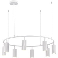 SL1213.503.08 Светильник подвесной ST-Luce Белый/Белый GU10 8*5W 4000K KENDO