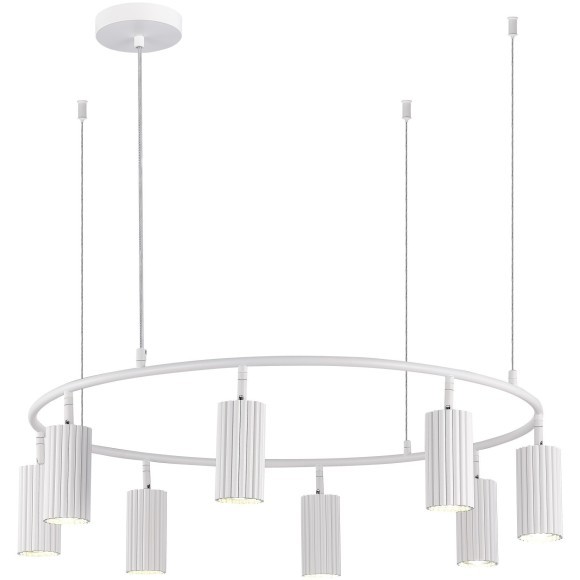 SL1213.503.08 Светильник подвесной ST-Luce Белый/Белый GU10 8*5W 4000K KENDO