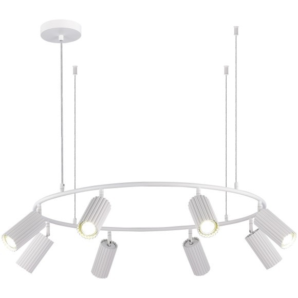 SL1213.503.08 Светильник подвесной ST-Luce Белый/Белый GU10 8*5W 4000K KENDO