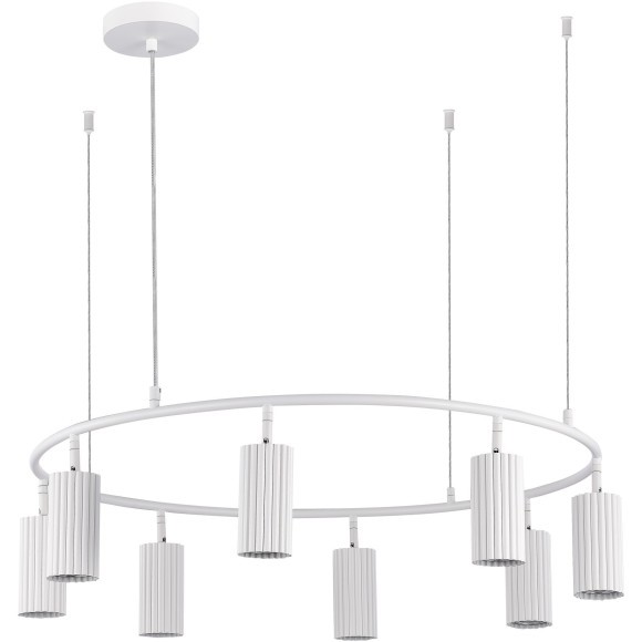 SL1213.503.08 Светильник подвесной ST-Luce Белый/Белый GU10 8*5W 4000K KENDO