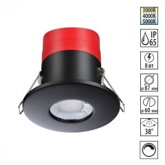 Встраиваемый светильник светодиодный диммируемый с регулировкой цветовой температуры Spot 358638 IP65 Встраиваемый светильник светодиодный диммируемый с регулировкой цветовой температуры Spot 358638 IP65