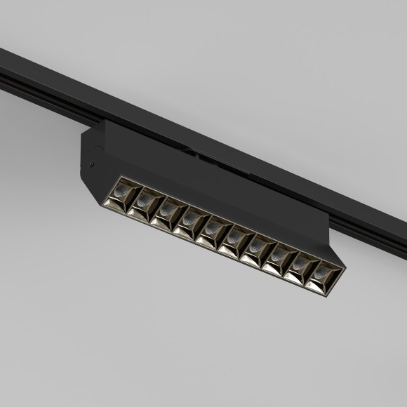Однофазный двужильный светодиодный трековый светильник Denkirs DK6636-BK Edder 3000К 1560Лм CRI90+ 24° 20Вт
