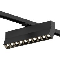 Однофазный двужильный светодиодный трековый светильник Denkirs DK6636-BK Edder 3000К 1560Лм CRI90+ 24° 20Вт