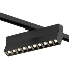 Однофазный двужильный светодиодный трековый светильник Denkirs DK6636-BK Edder 3000К 1560Лм CRI90+ 24° 20Вт Однофазный двужильный светодиодный трековый светильник Denkirs DK6636-BK Edder 3000К 1560Лм CRI90+ 24° 20Вт