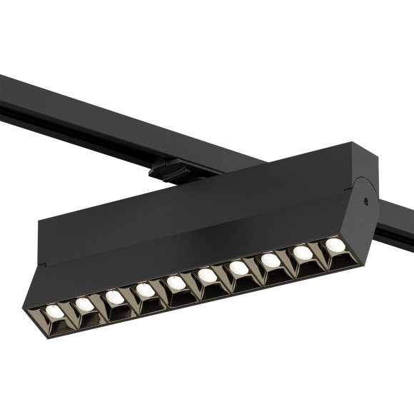 Однофазный двужильный светодиодный трековый светильник Denkirs DK6636-BK Edder 3000К 1560Лм CRI90+ 24° 20Вт