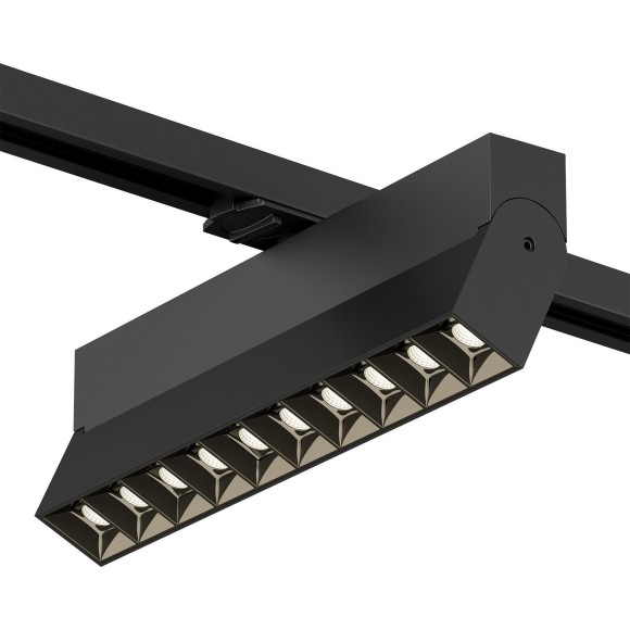 Однофазный двужильный светодиодный трековый светильник Denkirs DK6636-BK Edder 3000К 1560Лм CRI90+ 24° 20Вт