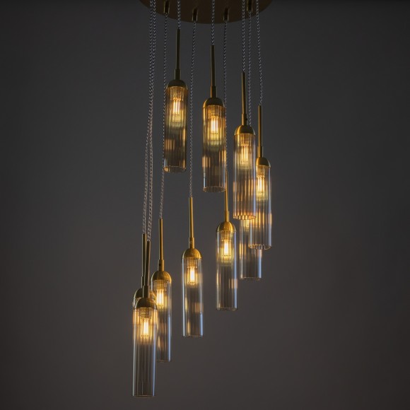 Подвесной светильник Freya FR5379PL-10G Подвесной светильник Freya FR5379PL-10G