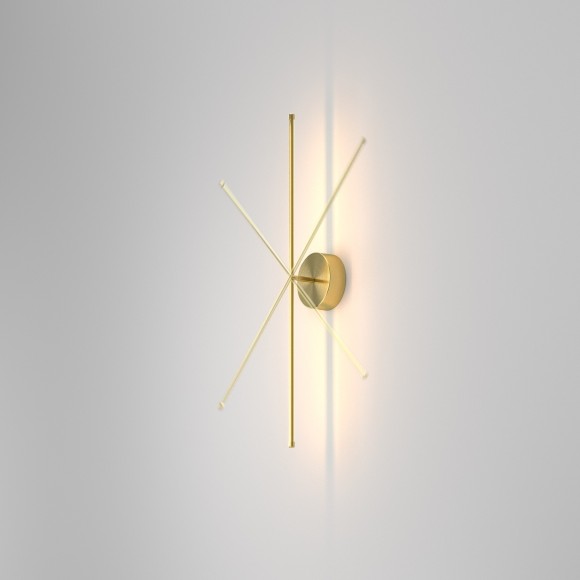 C084WL-L7BS2.7K-1 Настенный светильник Elegant поворотный в виде тонкой линии Maytoni