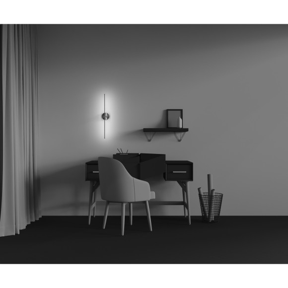 C084WL-L7BS2.7K-1 Настенный светильник Elegant поворотный в виде тонкой линии Maytoni