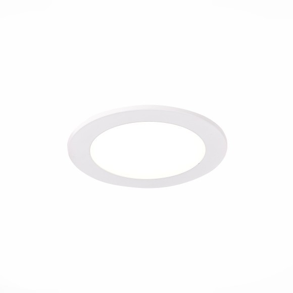 ST212.508.05 Св-к встр. Белый LED 1*5W 3000K/4000K/6000K 375Lm Ra80 110° IP20 D92xH30 220-240V Встраиваемые светильники