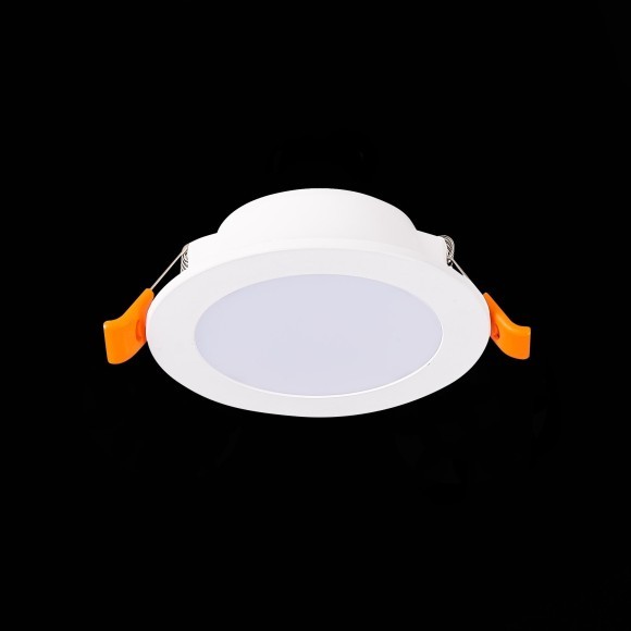 ST212.508.05 Св-к встр. Белый LED 1*5W 3000K/4000K/6000K 375Lm Ra80 110° IP20 D92xH30 220-240V Встраиваемые светильники