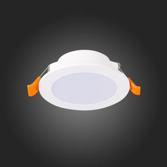 ST212.508.05 Св-к встр. Белый LED 1*5W 3000K/4000K/6000K 375Lm Ra80 110° IP20 D92xH30 220-240V Встраиваемые светильники