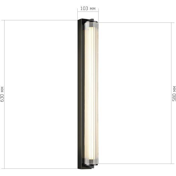 SL6224.411.01 Светильник настенный ST-Luce Черный/Прозрачный LED 1*20W 4000K BAMBOO SL6224.411.01 Светильник настенный ST-Luce Черный/Прозрачный LED 1*20W 4000K BAMBOO