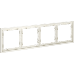 Рамка пластиковая VOLTUM S70 на 4 пост, (хлопок)