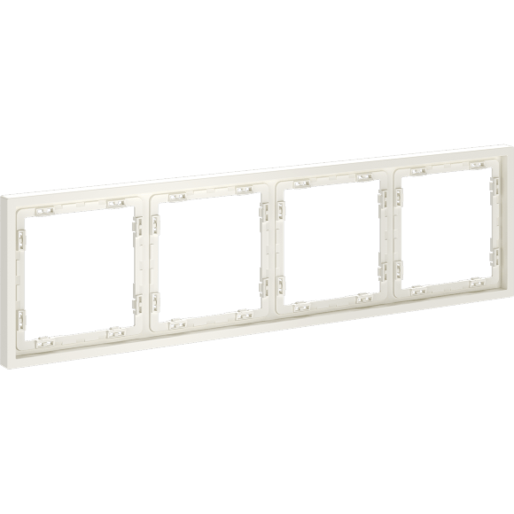 Рамка пластиковая VOLTUM S70 на 4 пост, (хлопок)