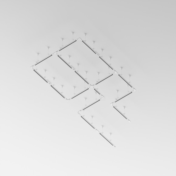 3м белый трехфазный шинопровод Maytoni Trinity TRX005-313W