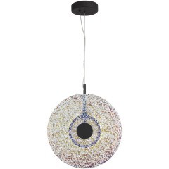 SL6142.423.01 Светильник подвесной ST-Luce черный/радужный LED 1*8W 4000K ALUMNO