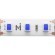 Светодиодная лента Base 12В 2835 9,6Вт/м Blue 5м IP 20 Led Strip 201173