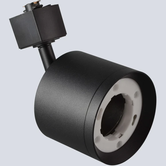 Crystal Lux CLT 0.31 020 BK 1409/069 Черный однофазный двужильный светильник под сменную лампу GX53 макс 50Вт, матовый металл, поворотный, 105x80мм, IP20, 220V