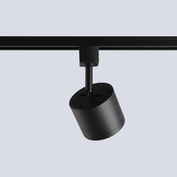 Crystal Lux CLT 0.31 020 BK 1409/069 Черный однофазный двужильный светильник под сменную лампу GX53 макс 50Вт, матовый металл, поворотный, 105x80мм, IP20, 220V