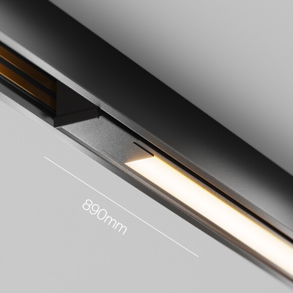 Maytoni EXILITY X TR240-2-18W3K-B Трековый линейный светодиодный черный магнитный светильник длиной 89см, с DIP переключателем группы включения на корпусе, LED 18Вт 3000K 870Лм CRI90 120° IP20 48В Maytoni EXILITY X TR240-2-18W3K-B Трековый линейный светодиодный черный магнитный светильник длиной 89см, с DIP переключателем группы включения на корпусе, LED 18Вт 3000K 870Лм CRI90 120° IP20 48В