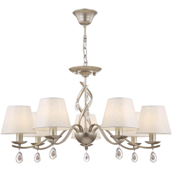 Люстра потолочная Freya FR2001PL-07G Monique под лампы 7xE14 40W