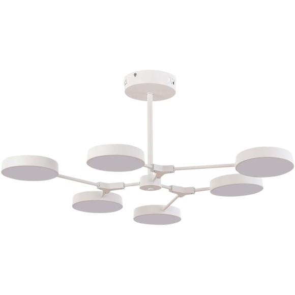 SLE6003-502-06 Светильник потолочный Белый/Белый LED 6*10W MONTA