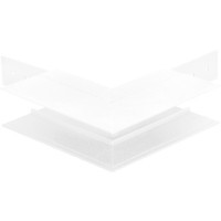 Соединитель угловой внешний для накл. шинопровода Space 48V Crystallux CLT 0.213 03 WH