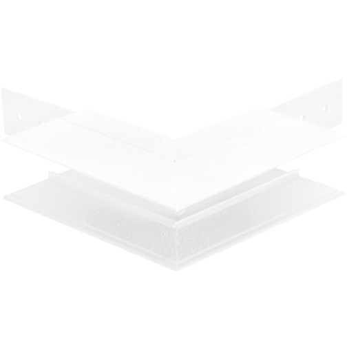 Соединитель угловой внешний для накл. шинопровода Space 48V Crystallux CLT 0.213 03 WH