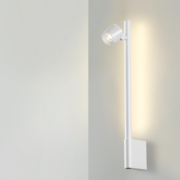 359312 OVER NT24 000 белый Светильник настенный диммируемый (выключатель) IP20 LED 7W+7W 4000K 220-240V FERMO