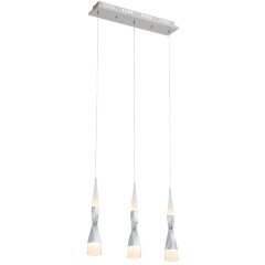 SL405.103.03 Светильник подвесной ST-Luce Хром/Хром, Белый LED 3*7W 3000K BOCHIE SL405.103.03 Светильник подвесной ST-Luce Хром/Хром, Белый LED 3*7W 3000K BOCHIE