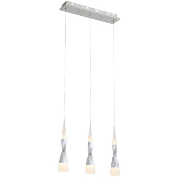 SL405.103.03 Светильник подвесной ST-Luce Хром/Хром, Белый LED 3*7W 3000K BOCHIE