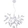 Светильник подвесной Crystal Lux EVITA SP63 WHITE/TRANSPARENT