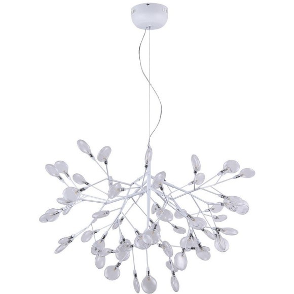 Светильник подвесной Crystal Lux EVITA SP63 WHITE/TRANSPARENT