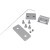 Комплект коннекторов для радиусного профиля ALM-3535R-3MT