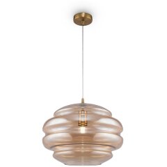 Подвесной светильник с 1 плафоном Maytoni P078PL-01AM Ruche под лампу 1xE27 60W Подвесной светильник с 1 плафоном Maytoni P078PL-01AM Ruche под лампу 1xE27 60W