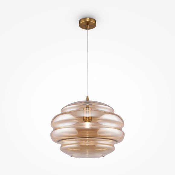 Подвесной светильник с 1 плафоном Maytoni P078PL-01AM Ruche под лампу 1xE27 60W