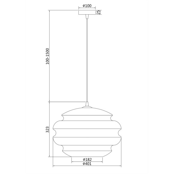 Подвесной светильник с 1 плафоном Maytoni P078PL-01AM Ruche под лампу 1xE27 60W