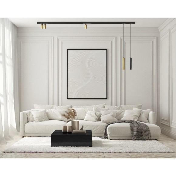 DK8010-BG Трековый магнитный светодиодный SMART (TUYA, Алиса, Wi-Fi, пам. настроек) светильник Denkirs SMART 220V CRI90+ 3000-6000К 780Лм 24° 9Вт