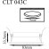 Светильник встраиваемый Crystal Lux CLT 043C BL