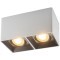 DK3035-WB Светильник накладной IP 20, 10 Вт, GU5.3, LED, белый/черный, пластик
