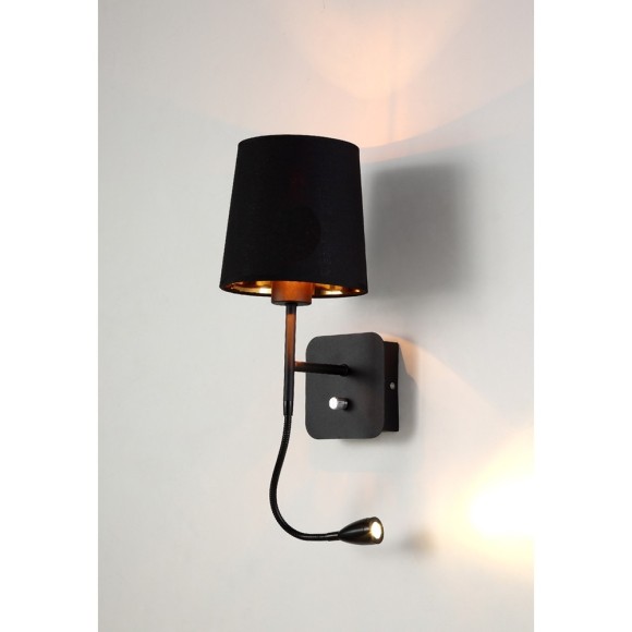 Бра Crystal Lux PABLO AP2 BLACK/BLACK-GOLD Бра Crystal Lux PABLO AP2 BLACK/BLACK-GOLD