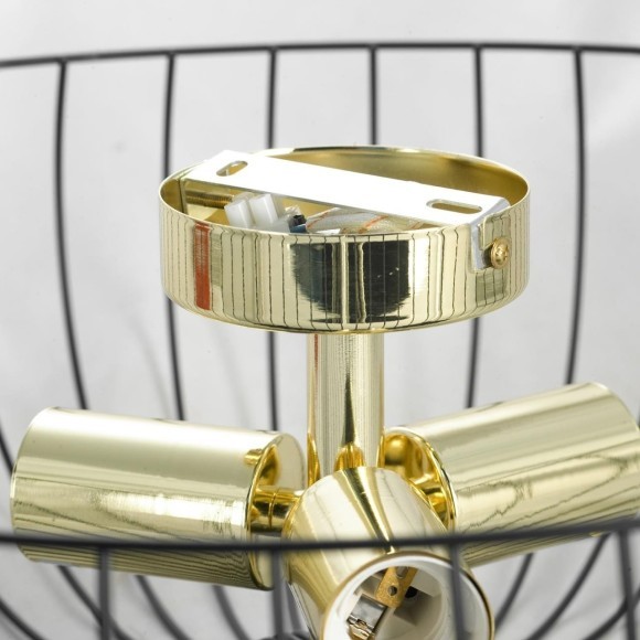 Люстра потолочная Lussole LSP-8251 BROOKS IP21 под лампы 3xE27 120W