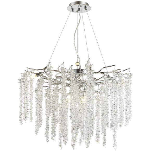 Люстра хрустальная Odeon Light 5004/8 Banche под лампы 8xG9 40W Люстра хрустальная Odeon Light 5004/8 Banche под лампы 8xG9 40W