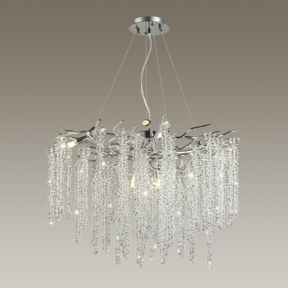 Люстра хрустальная Odeon Light 5004/8 Banche под лампы 8xG9 40W Люстра хрустальная Odeon Light 5004/8 Banche под лампы 8xG9 40W