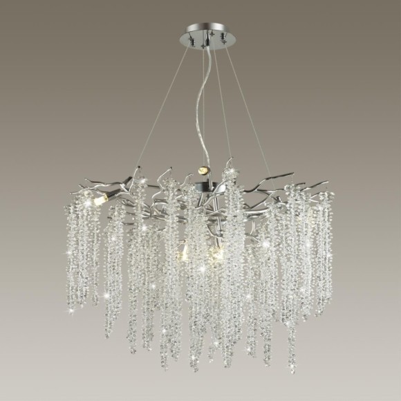 Люстра хрустальная Odeon Light 5004/8 Banche под лампы 8xG9 40W Люстра хрустальная Odeon Light 5004/8 Banche под лампы 8xG9 40W