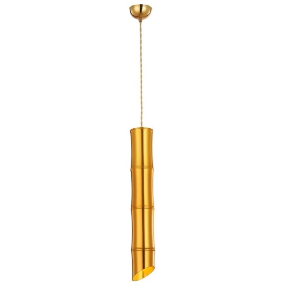 Подвесной светильник цилиндр Lussole LSP-8566 BAMBOO IP21 под лампу 1xGU10 50W