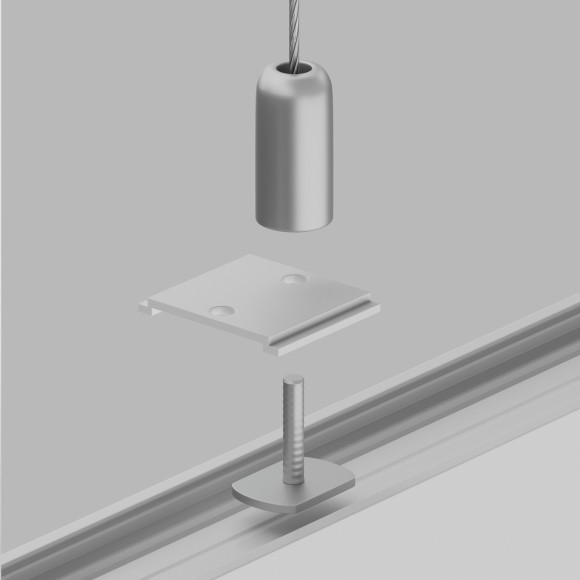 Пластина для крепления троса (арт TRA004SW-21S) на накладном шинопроводе Maytoni Gravity TRA004HP-21W Пластина для крепления троса (арт TRA004SW-21S) на накладном шинопроводе Maytoni Gravity TRA004HP-21W